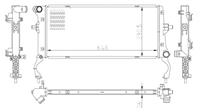 NRF Radiateur 550034