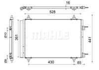 Mahle Condensor, airconditioning AC554000S