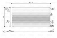 Valeo Condensor, airconditioning 822596