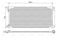 Valeo Condensor, airconditioning 822607