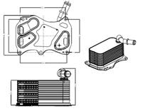 NRF Oliekoeler, motorolie 31839