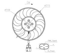 audi Koelventilatorwiel 47970