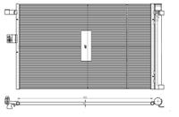 bmw Condensor, airconditioning 350462