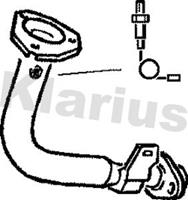 Klarius Uitlaatpijp 301285