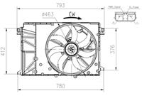 lexus Koelventilatorwiel 47932