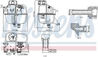 Ausgleichsbehälter, Kühlmittel Nissens 996266