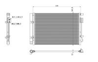 hyundai Condensor, airconditioning 350496