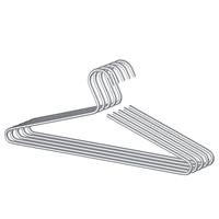 Home24 Kleerhangers Lux (set van 5), home24