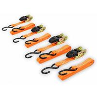 LAS Spanngurt 10301, 4 Stück, 500x2,5 cm, 250 daN - 