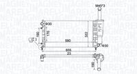 Kühler, Motorkühlung MAGNETI MARELLI 350213183600