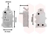 vanwezel Ölkühler, Motoröl Van Wezel 18013720