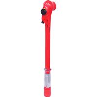 KSTOOLS KS TOOLS 1/2' Drehmomentschlüssel mit Schutzisolierung und Umschalt-Ratschenkopf, 20-100Nm