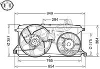 Denso Koelventilatorwiel DER10009