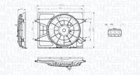 Magneti Marelli Koelventilatorwiel MTC796AX