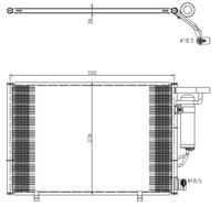 ford Condensor, airconditioning