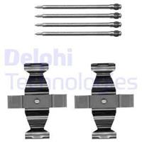 Zubehörsatz, Scheibenbremsbelag Vorderachse Delphi LX0546