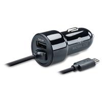 Mobilize Smart Car Charger 1m. Micro USB + USB 4.8A Black