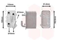 vanwezel VAN WEZEL Ölkühler PORSCHE 74013704 7222700095,7222700495 Ölkühler, Motoröl