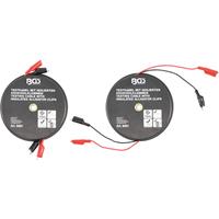 BGS TECHNIC Krokodilklemmen-Kabelbox &VerticalLine; selbstaufrollend &VerticalLine; 15 m