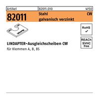 LINDAPTER Ausgleichscheibe R 82011 CW M 20 / 4,0 Stahl galvanisch verzinkt