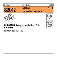 LINDAPTER Ausgleichscheibe R 82012 GTW 40 P1 M 12 / 6,0 galvanisch verzinkt