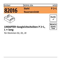 LINDAPTER Ausgleichscheibe R 82016 GTW 40 P2 M 10 / 10,0 Stahl feuerverzinkt