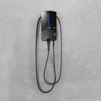 Webasto Pure Ladeboks 22 kW Type 2 Black Edition med 7 mtr. kabel - Integreret Type B fejlstrømsrelæ