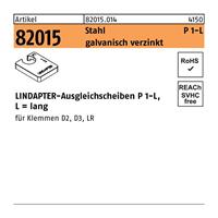 LINDAPTER Ausgleichscheibe R 82015 GTW 40 P1 M 10 / 5,0 Stahl galvanisch verzinkt - 