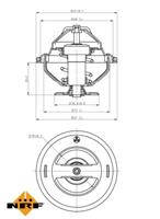 Thermostat, Kühlmittel NRF 725063