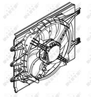 NRF Koelventilatorwiel 47596