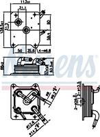 Nissens Oliekoeler, automatische transmissie 91292