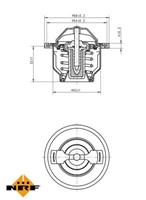NRF Thermostaat, koelvloeistof 725205