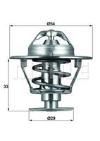 Mahle Thermostaat, koelvloeistof TX8676D