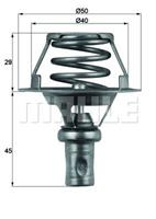 mahleoriginal Thermostat, Kühlmittel Mahle Original TX 66 91D