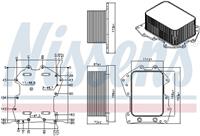 Nissens Oliekoeler, motorolie 91279