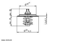 Thermostat, Kühlmittel Wahler 410396.82D