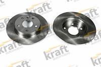 kraftautomotive Remschijf KRAFT AUTOMOTIVE, Remschijftype: Massief, Diameter (mm)264mm, u.a. für Opel