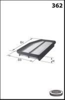 Mecafilter Luftfilter  ELP9406