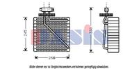 AKS Dasis Verdampfer, Klimaanlage  821490N