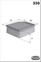 Mecafilter Luftfilter  ELP9052