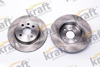 kraftautomotive Bremsscheibe Hinterachse Kraft Automotive 6051660