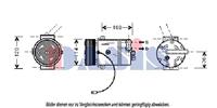 AKS Dasis Kompressor, Klimaanlage  850517N