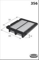 Mecafilter Luftfilter  ELP9265