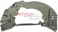 Metzger Spritzblech, Bremsscheibe Vorderachse links  6115031