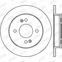 Jurid Bremsscheibe Hinterachse  562429JC
