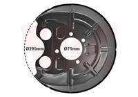 vanwezel Spritzblech, Bremsscheibe Hinterachse rechts Van Wezel 3768374