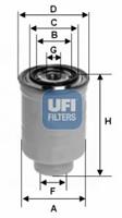 UFI Kraftstofffilter  24.119.00