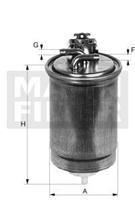MANN-FILTER Kraftstofffilter  WK 11 027