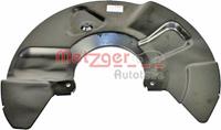 Metzger Spritzblech, Bremsscheibe Vorderachse links  6115079