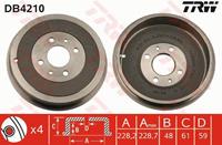 TRW Bremstrommel Hinterachse  DB4210